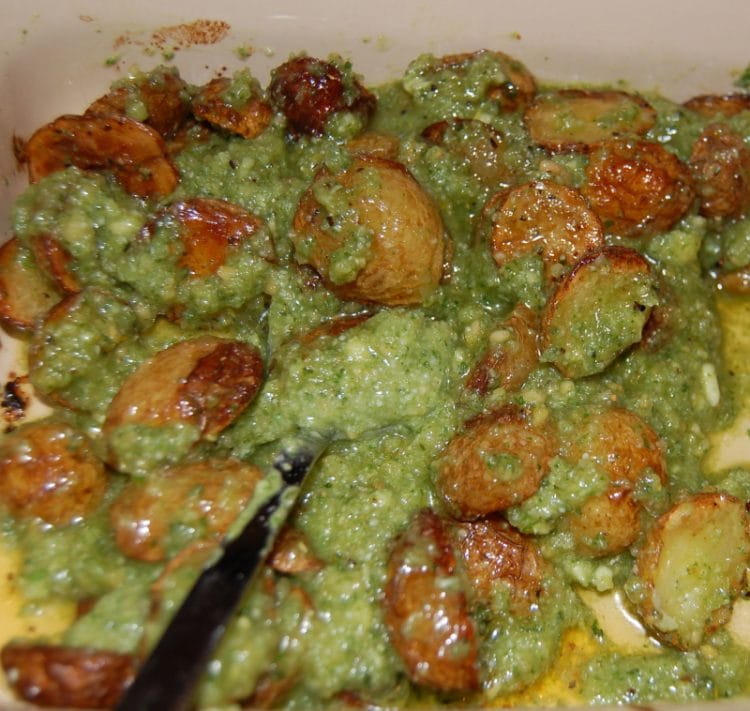 Pesto potatoes Pesto potatoes