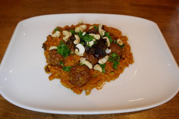 Weekly menu for week 37 Lammebollebiriyani