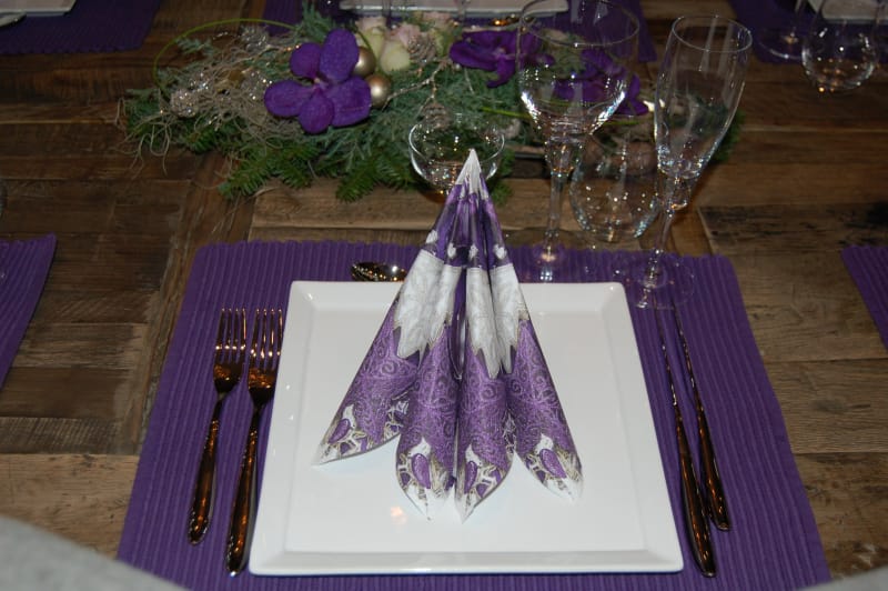 Advent- nypyntet bord