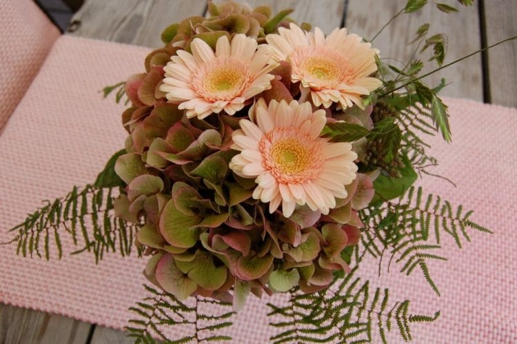 Flowers on the table Flowers on the table