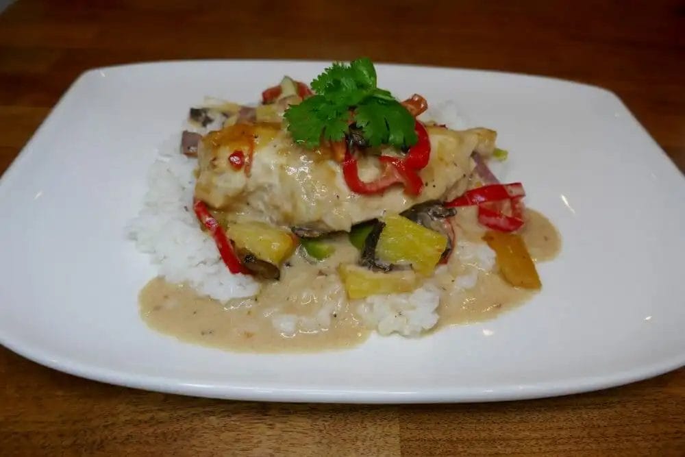 Karibisk kyllingrett