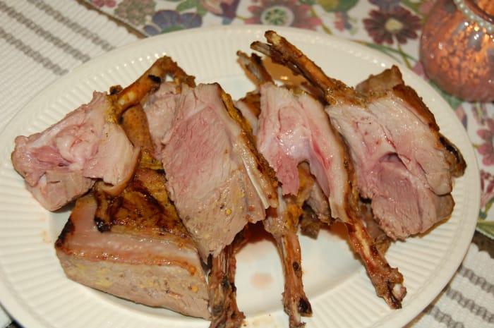 Lammecarré med sennep