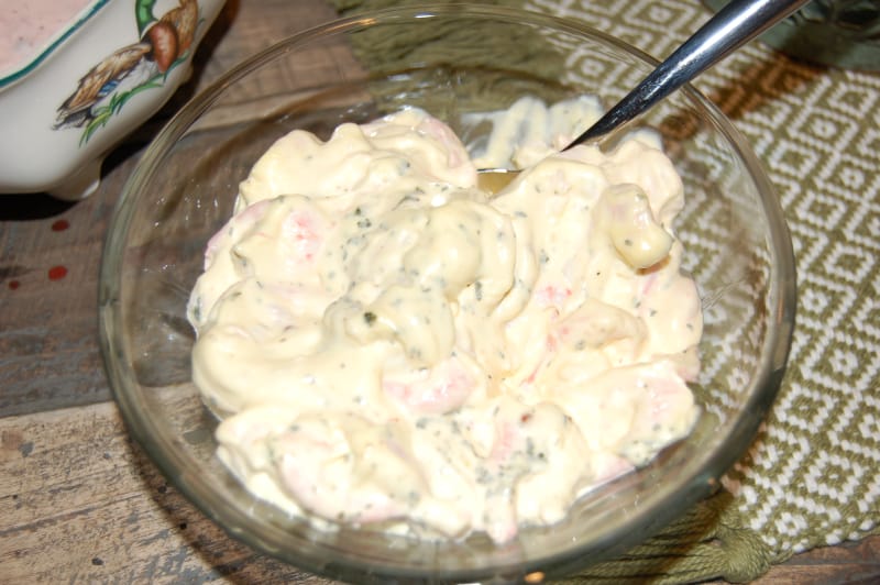 Hjemmelaget rekesalat