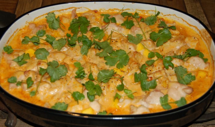 Lettvinn thaiform med kylling