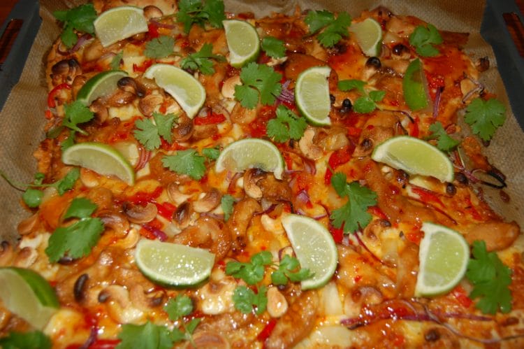 Thai pizza