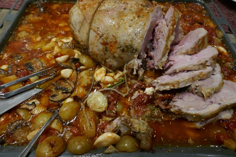 Utbeinet lammelår som i Hellas Utbeinet lammelår som i Hellas