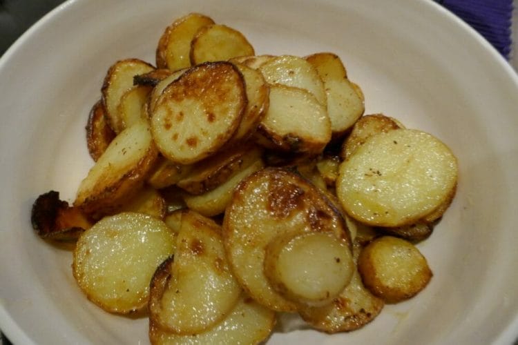 Raw fried potatoes