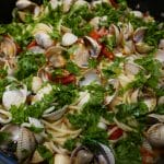 Spagetti med hjerteskjell