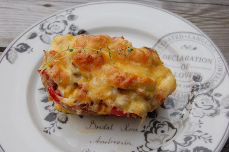 Baked potato au gratin Baked potato au gratin