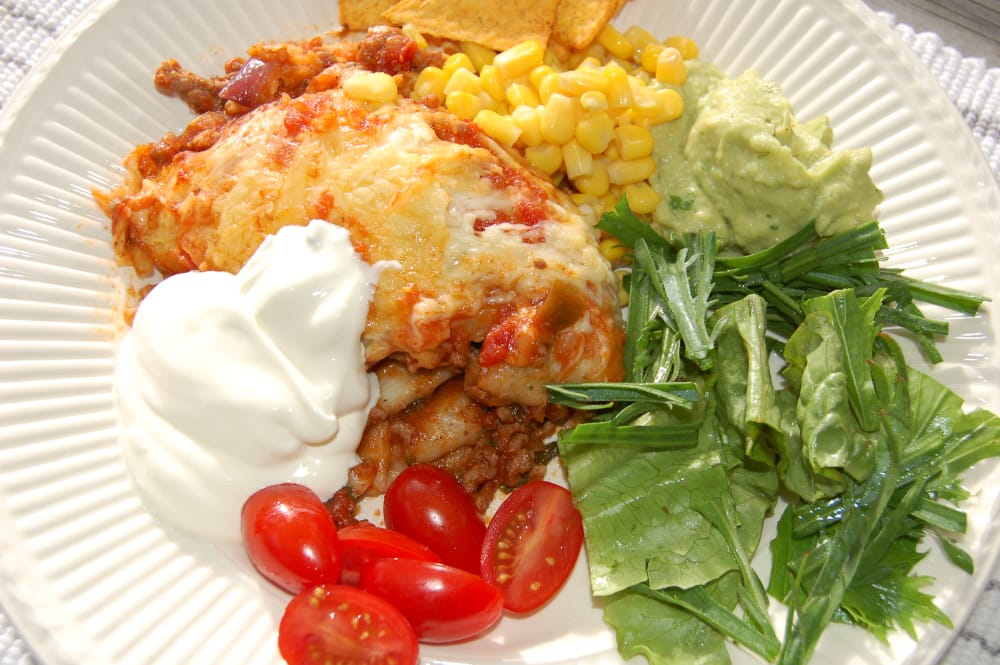 Enchiladas med mangold