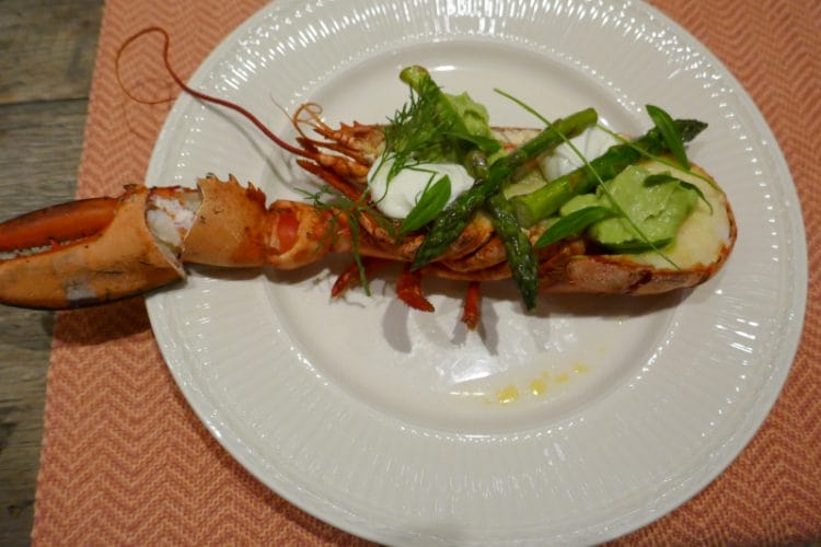 Parmesan gratin lobster Parmesan gratin lobster