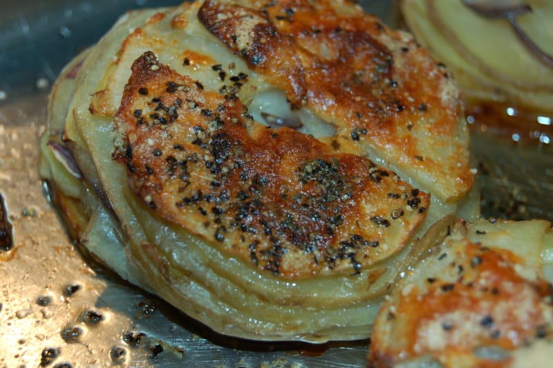 Potet- og løkstabler