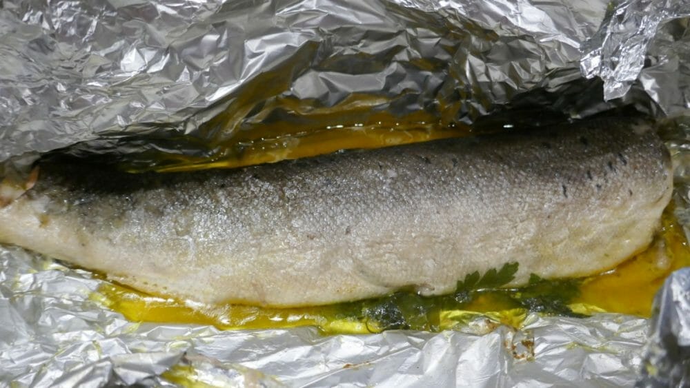 Laks på grillen