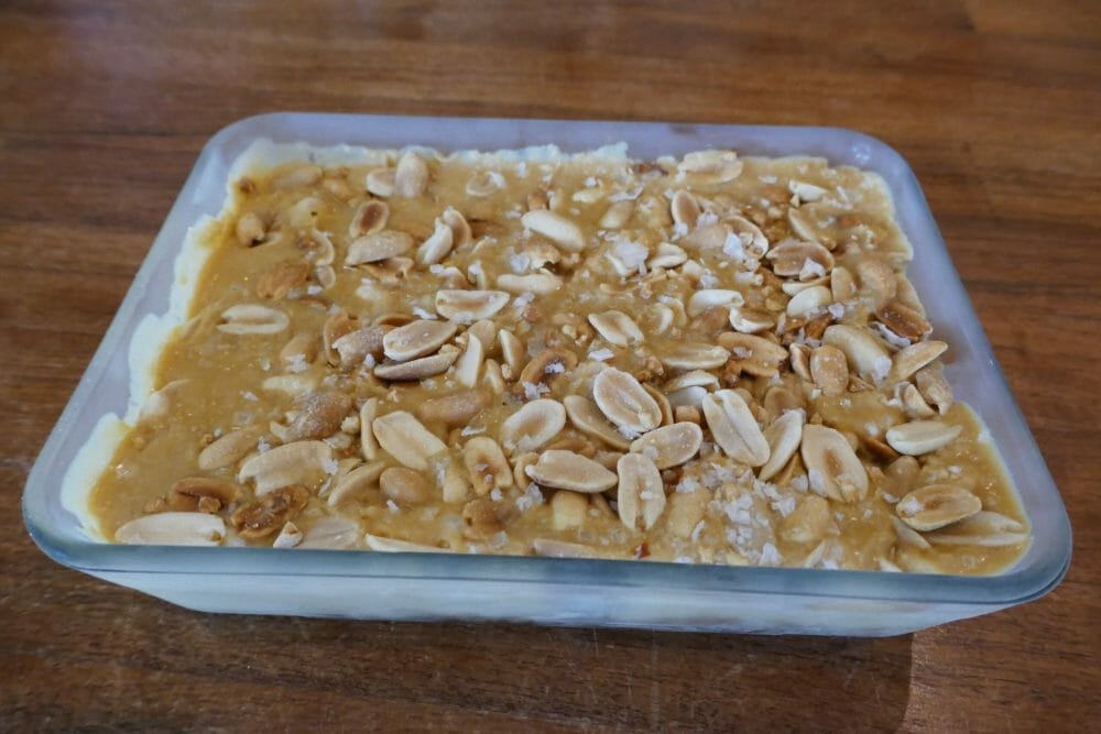 Diabeteskake med peanøtter