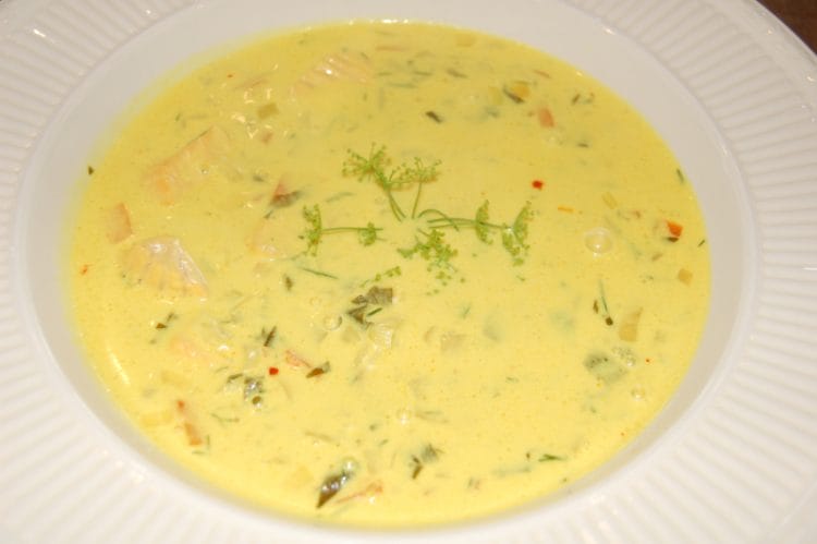 Salmon soup Salmon soup