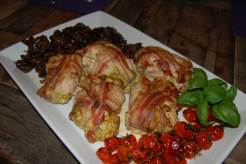 Fylt kyllingfilet