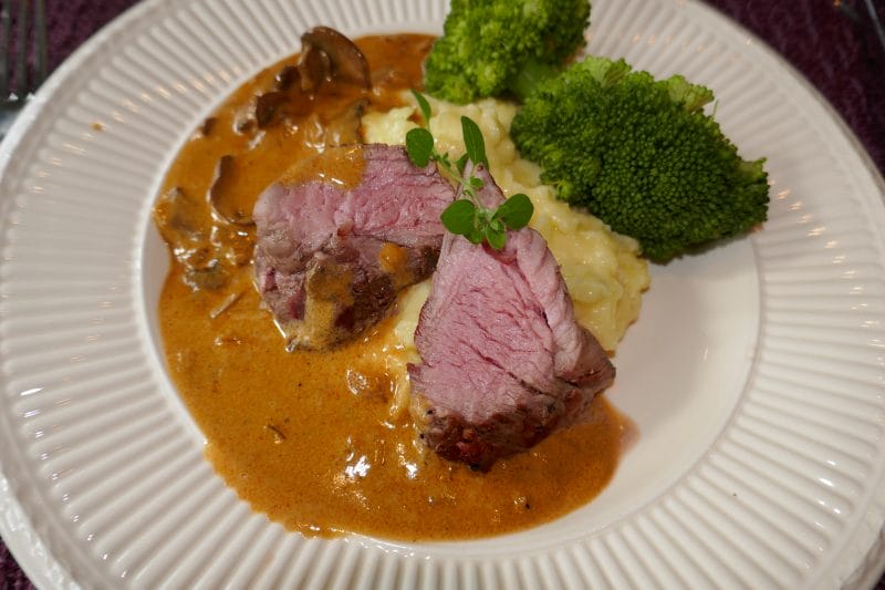 Grillet indrefilet av lama