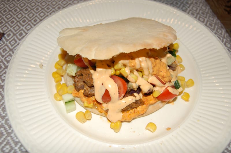 Ukemeny for uke 23 Hjemmelaget kebab i pita – sunnere og bedre