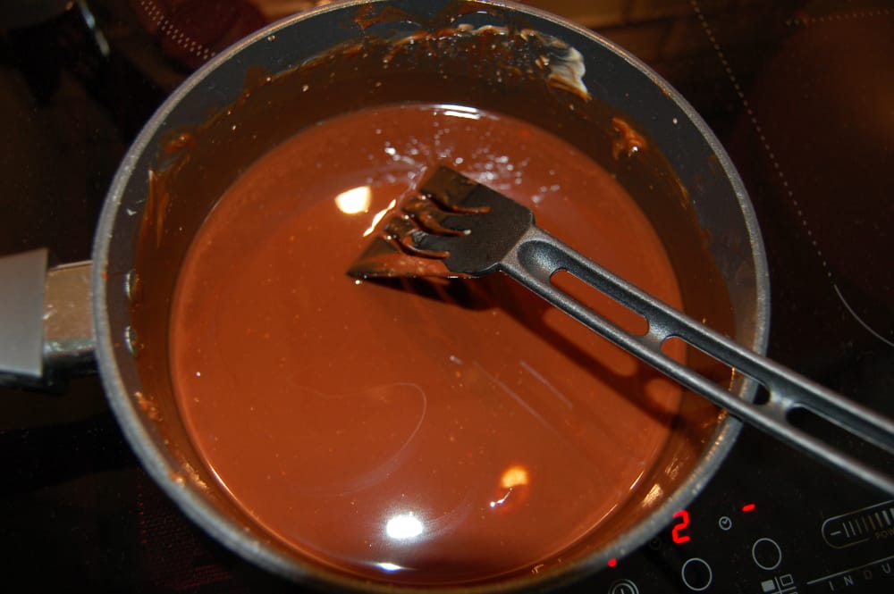 Smeltet kokesjokolade
