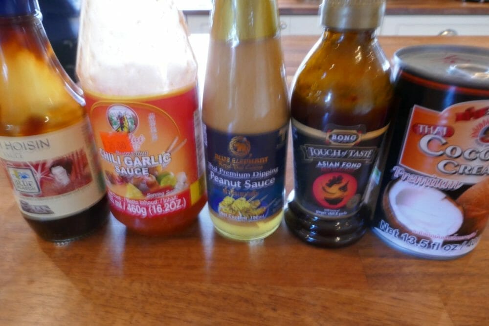 Asiatisk kylling med ris