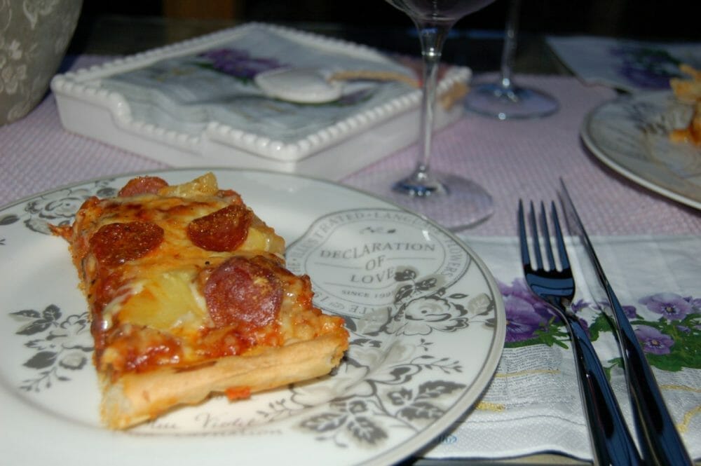 Pizzakveld i loungen