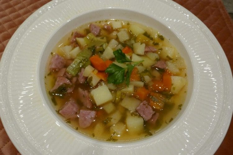 Brennsnute med vossakorv