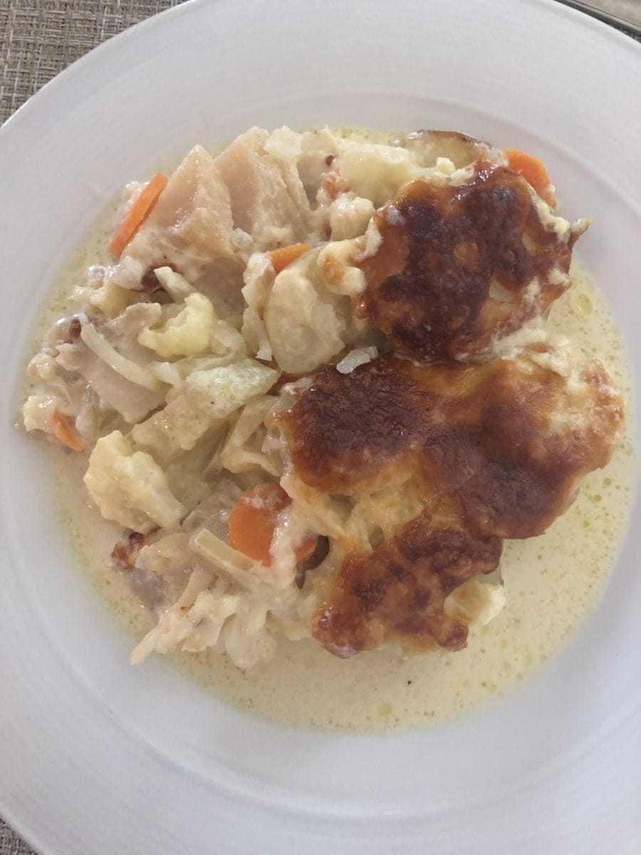 Mammas gratinerte tørrfisk