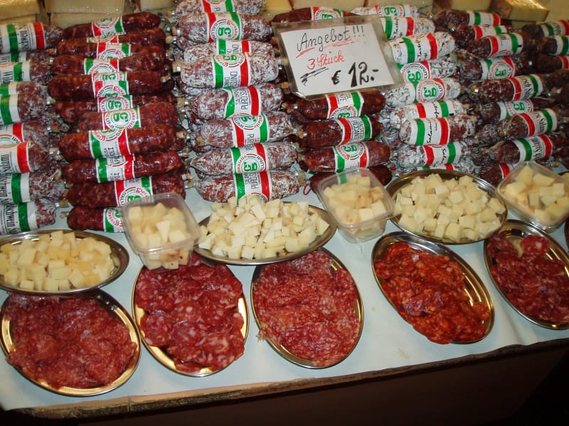 Tyskland: Matmarked i Frankfurt Tyskland: Matmarked i Frankfurt