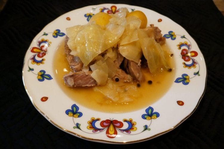 Mutton cabbage as grandmother made it