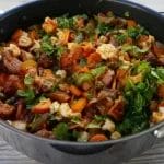 Carne de porco á Alentejana