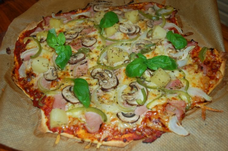 Pizza on the grill Pizza on the grill
