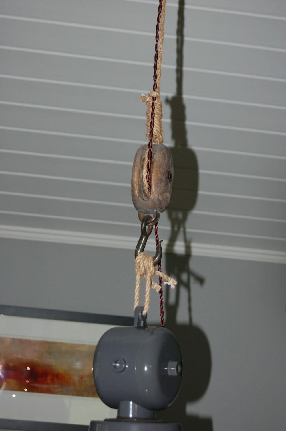 Lampeopphenget i stua