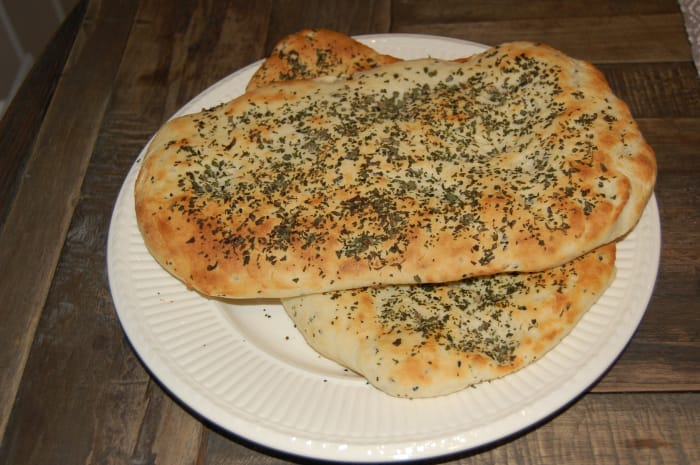 Nanbrød med koriander