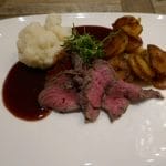 Indrefilet med rødvinssaus