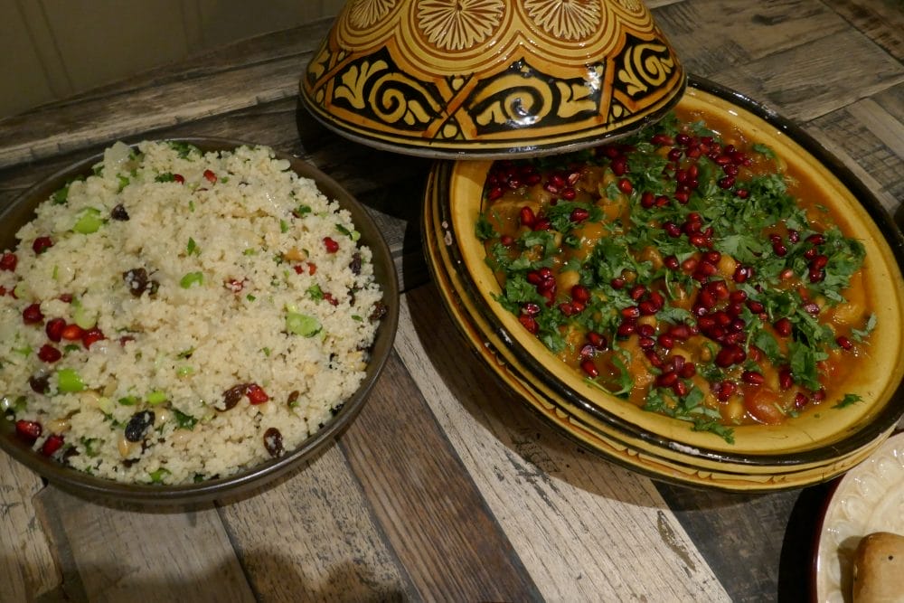 Lammetagine med kikerter Lammetagine med kikerter