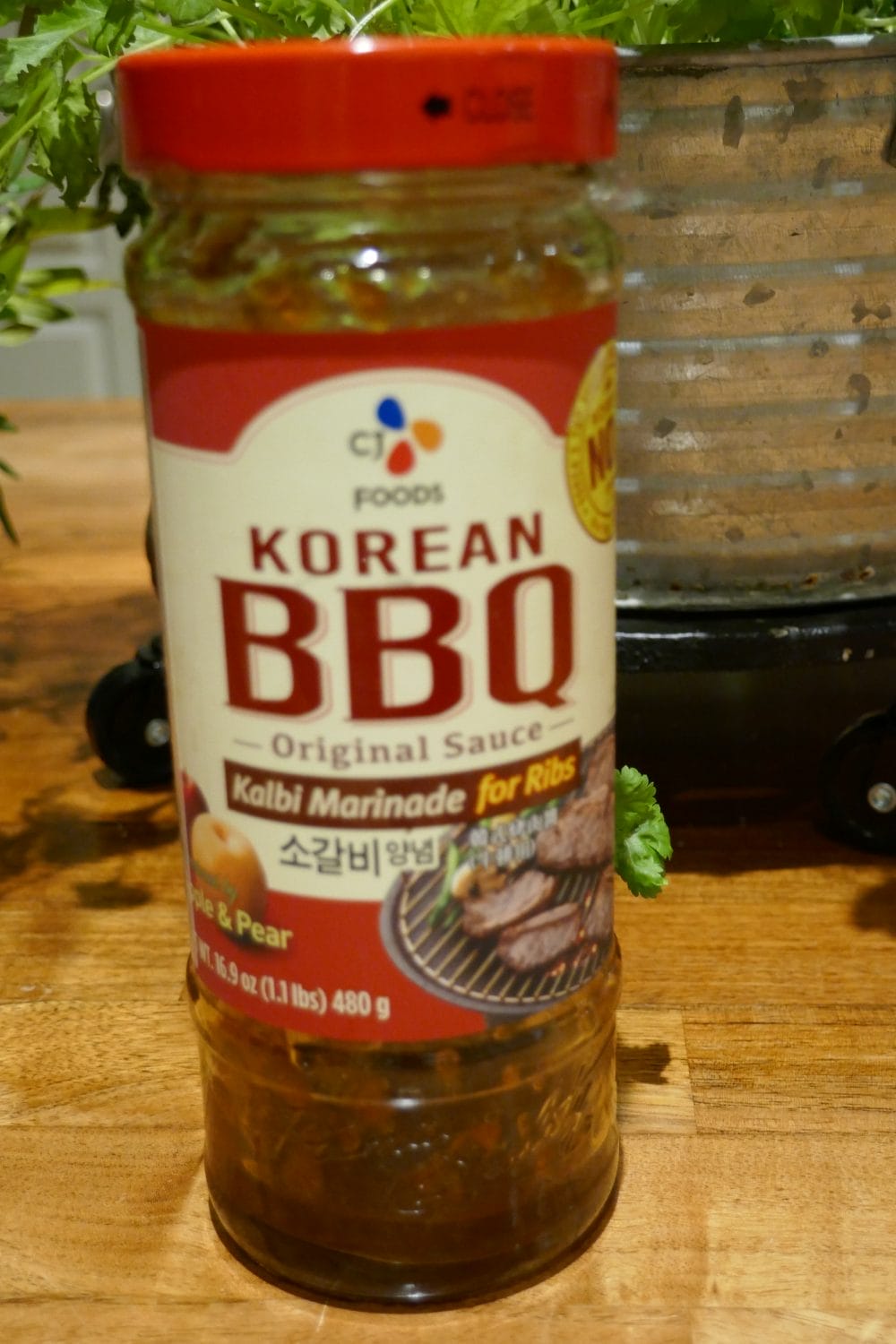 Koreansk BBQ-pizza