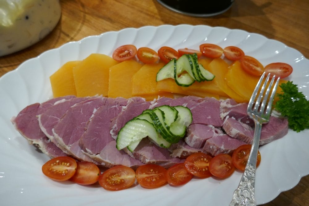 Saltet lammelår Saltet lammelår