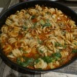 Pasta bolognese med ribberester
