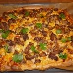 Texmexpizza med biff