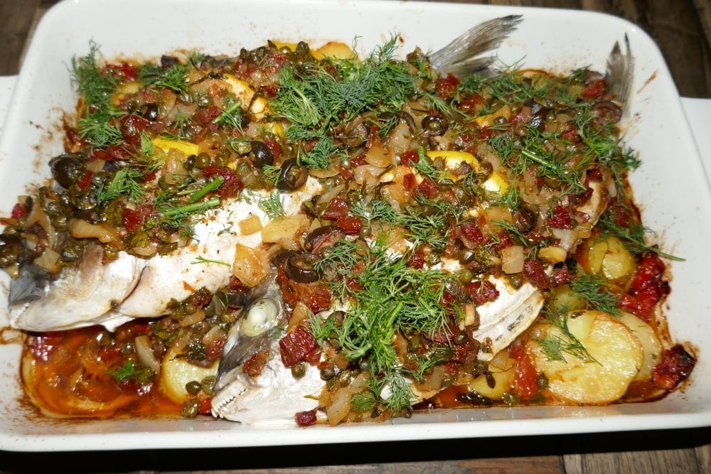 Ukemeny for uke 39 Dorade fra Sør-Europa