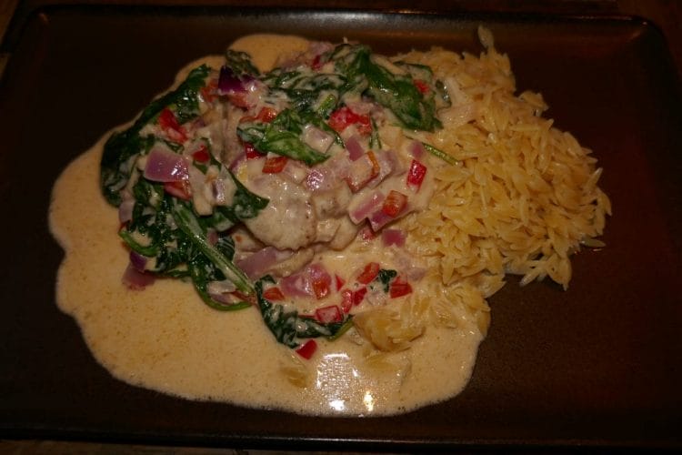 Kylling Florentine med risoni Kylling Florentine med risoni