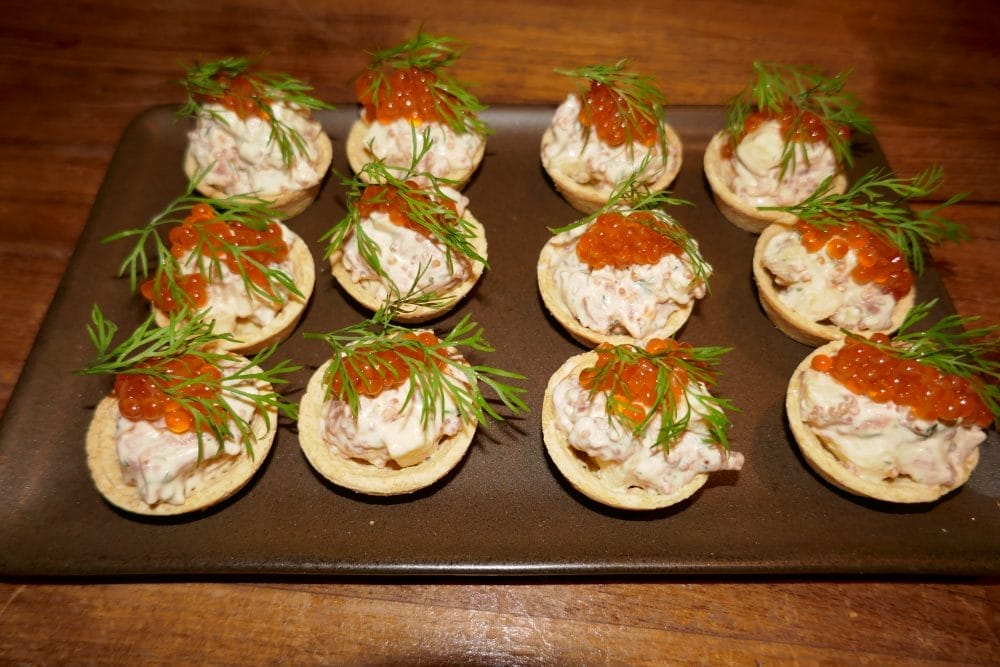 Ukemeny for uke 19 Ørretrøre i mørdeigsformer