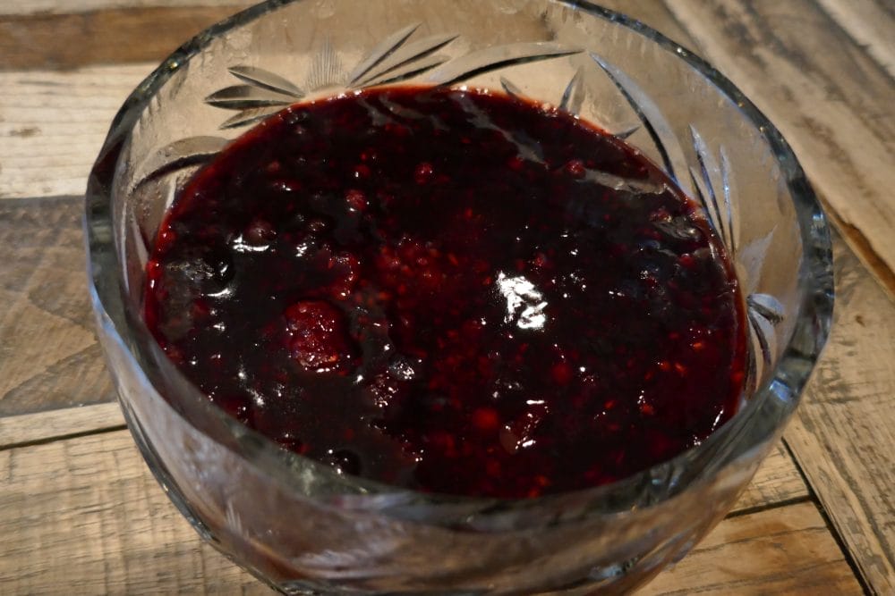 Rødgrøt med fløte