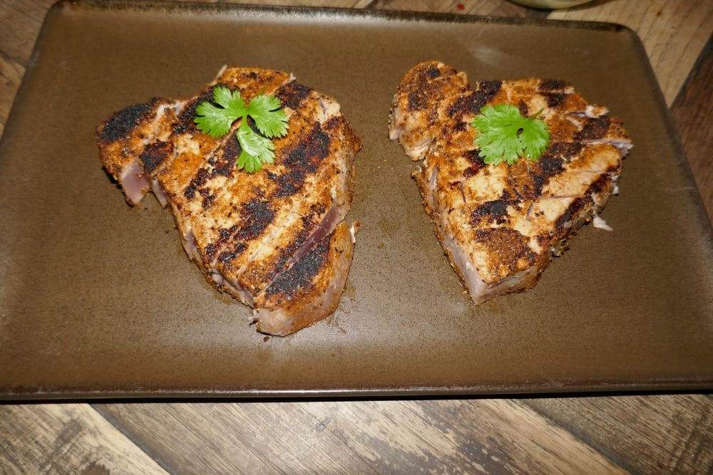 Grillet tunfisk