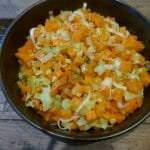 Smørdampede gulrøtter, fennikel og purre