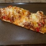 Baguettepizza med kjøttsaus