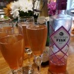Rød glitterspritz