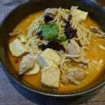 Laksa med nudler