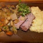 Lammestek med rotgrønnsaker og potetmos