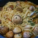 Pasta med mandelskjell